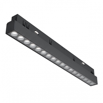 Трековый светодиодный светильник Maytoni Technical Exility Points TR031-4-18WTW-DD-B в современном стиле, цвет черный