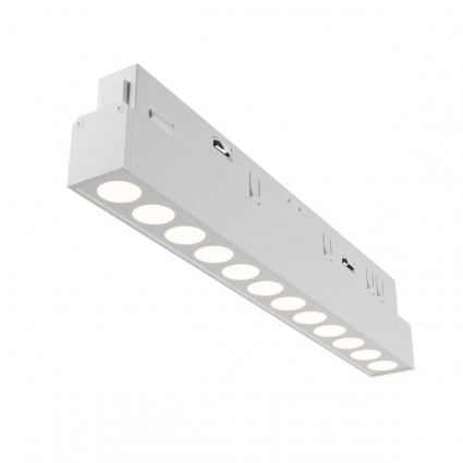 Трековый светодиодный светильник Maytoni Technical Exility Points TR031-4-18WTW-DD-W в современном стиле, цвет белый