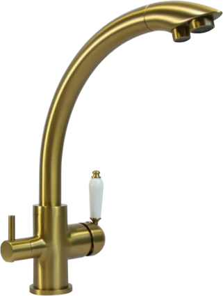 Смеситель для кухни Seaman Barcelone SSL-5382-GS gold satin однорычажный, золото