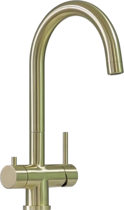 Смеситель для кухни Seaman Eco Venice SSN-1338-LG light gold однорычажный, золото