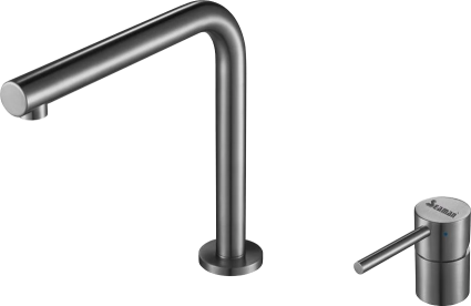Смеситель для кухни Seaman Eco Venice SSN-1001-GL gun light однорычажный, серый