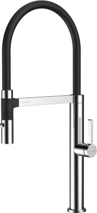 Смеситель для кухни Paulmark Leader Le214101-CR с гибким изливом, хром, однорычажный