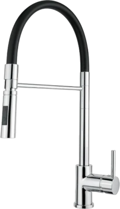 Смеситель для кухни Alveus Lyra 1132184 хром однорычажный, длина излива 21.9 см