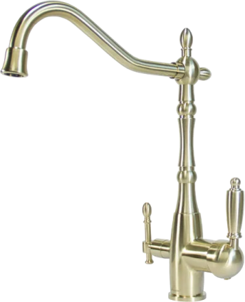 Смеситель для кухни Seaman Barcelone SSL-5387 light gold однорычажный, золото