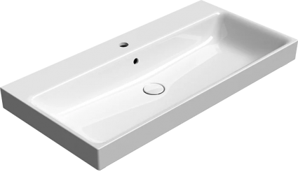 Раковина GSI Nubes 9623111 100 см цвет белый