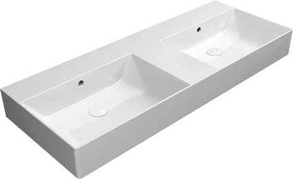 Раковина GSI Kube X 9424011 120 см цвет белый
