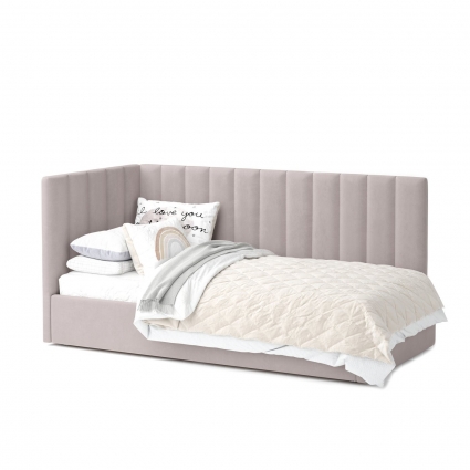 Кровать MYROOM Family Меркурий-3 80х190 пыльно-розового цвета с подъемным механизмом, с ящиком для хранения