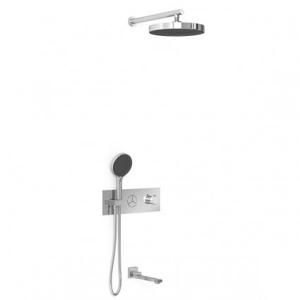 Душевой комплект Vincea Inspire VSFW-432TI2CH с термостатом, хром, шланг 150 см