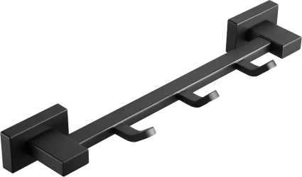 Крючок BELZ B903 B90315-3 черный матовый в современном стиле
