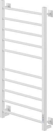 Полотенцесушитель электрический Ника Step 3 100/50, матовый белый RAL9016, лесенка