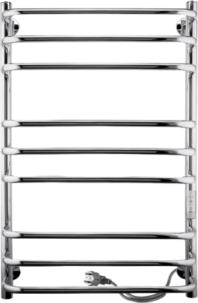 Полотенцесушитель электрический Indigo Brace LCBLE80-50Rt серебристый нержавеющая сталь, лесенка