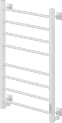 Полотенцесушитель электрический Ника Step 3 80/40, матовый белый RAL9016, лесенка