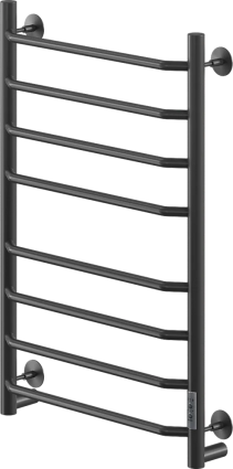 Полотенцесушитель электрический Ника Way 3 80/50, матовый черный RAL9005, лесенка