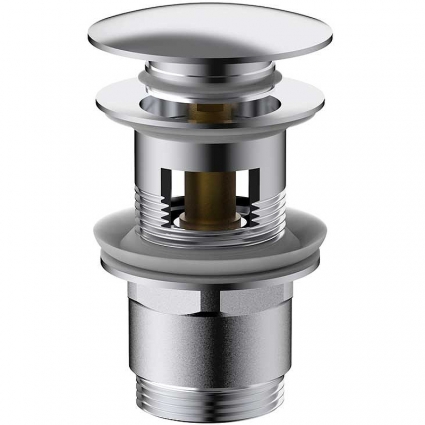 Донный клапан Vincea DPU-1B01CH с переливом, хром