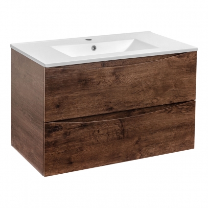 Тумба под раковину Vincea Mia 75 VMC-2MC750RW R.Wood подвесная, с ящиками