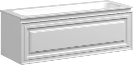 Тумба для комплекта Sancos Very 120 bianco подвесная, матовая