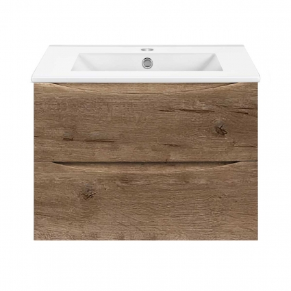 Тумба под раковину Vincea Mia Slim 70 VMC-2MC700S1VO V.Oak подвесная, с ящиками