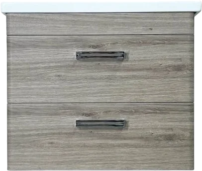 Тумба для комплекта Style Line Лотос 70 Plus подвесная, сосна лофт, матовая, с ящиками
