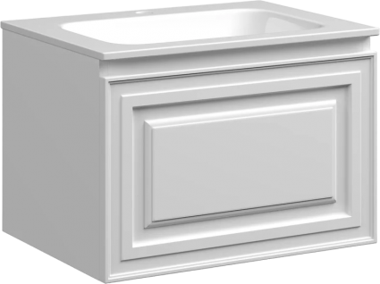 Тумба для комплекта Sancos Very 60 bianco подвесная, матовая