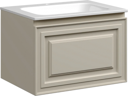 Тумба для комплекта Sancos Very 60 beige soft подвесная, матовая