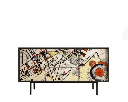 Комод Этажерка Emerson с принтом Kandinsky, с ящиками, для белья