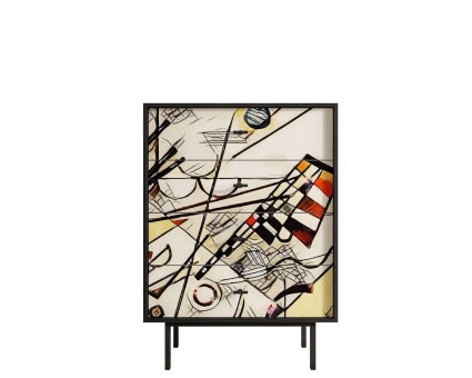 Комод Этажерка Emerson с принтом Kandinsky, с ящиками, для белья