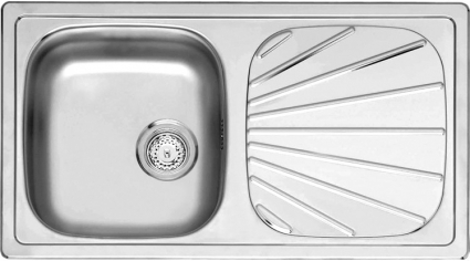 Мойка кухонная Reginox Beta 10 LUX OKG сталь глянцевая, прямоугольная, 78x43 см