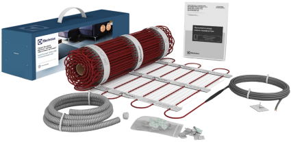 Теплый пол Electrolux Easy Fix Mat EEFM 2-180-1 самоклеящийся, c терморегулятором, двужильный, от +5 до +40 °C