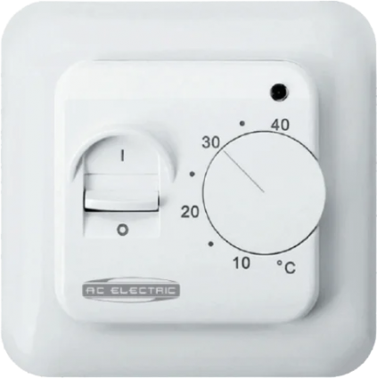 Терморегулятор AC Electric ACT-16 белый, от +5 до +40 °C