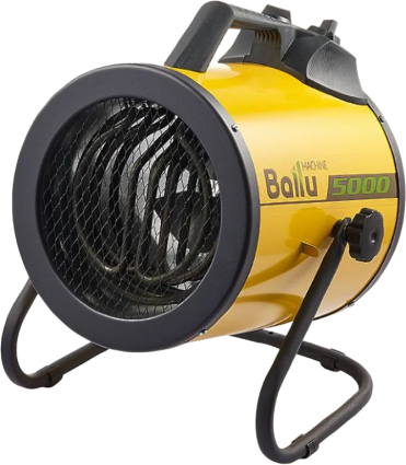 Тепловая пушка Ballu Prorab 2 BHP-P2-5 на площадь 50 кв.м., напольная, цвет желтый