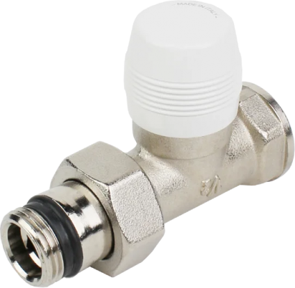 Вентиль Elsen ВН 1/2"-1/2" отсекающий, никелированный, прямой