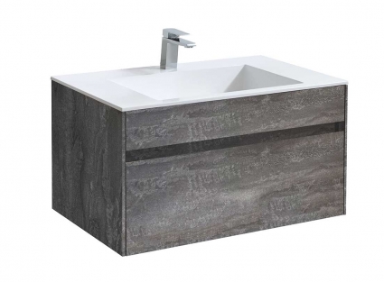 Тумба c раковиной Vincea Chiara 80 G.Stone подвесная, с ящиками