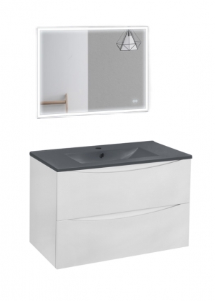 Мебель для ванной Vincea Mia 75 G.White подвесная, с ящиками