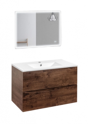 Мебель для ванной Vincea Mia 90 R.Wood подвесная, с ящиками