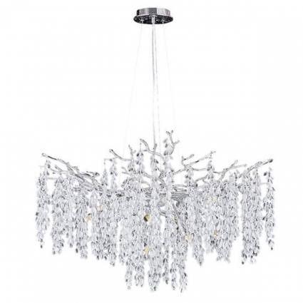 Подвесная люстра Divinare Salice 3135/26 SP-10 в стиле модерн, цвет белый