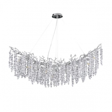 Подвесная люстра Divinare Salice 3135/26 SP-14 в стиле модерн, цвет белый