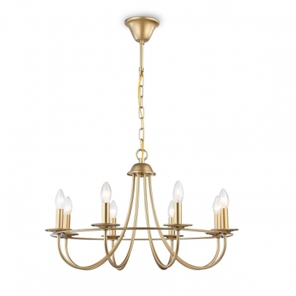 Подвесная люстра Ambrella light Traditional Modern TR9616 цвет золотой, мощность 320 Вт