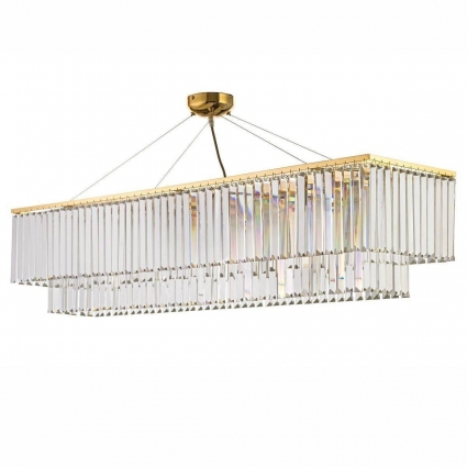 Подвесная люстра Arti Lampadari Enio E 1.5.120x30.101 GP в стиле модерн, цвет золотой