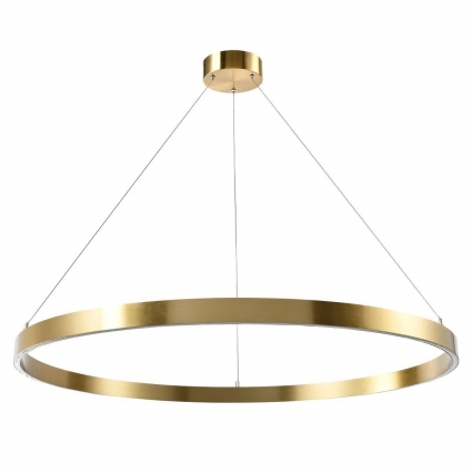 Подвесная светодиодная люстра Lightstar Saturno 748043 цвет золотой, мощность 60 Вт
