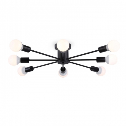Потолочная люстра Ambrella light Traditional Loft TR80411 в стиле лофт, цвет черный