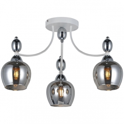 Потолочная люстра Illumico IL8258-3COU-79 WH CR в стиле модерн, цвет дымчатый