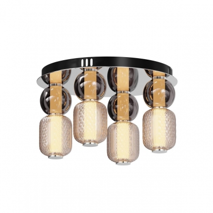 Потолочная светодиодная люстра Maytoni Drop MOD273CL-L60CH3K цвет дымчатый