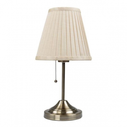 Настольная лампа Arte Lamp Marriot A5039TL-1AB в классическом стиле, цвет бежевый