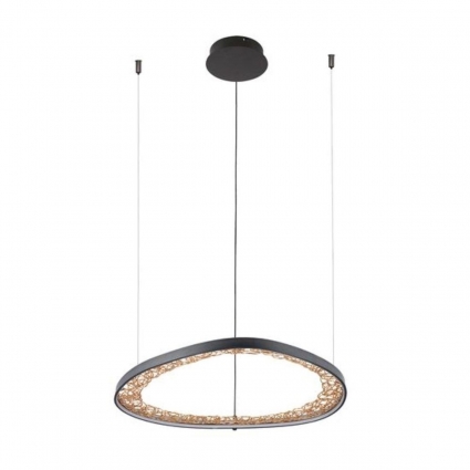 Подвесной светодиодный светильник Arte Lamp Cinta A1847SP-36BK в стиле Хай-тек, цвет черный