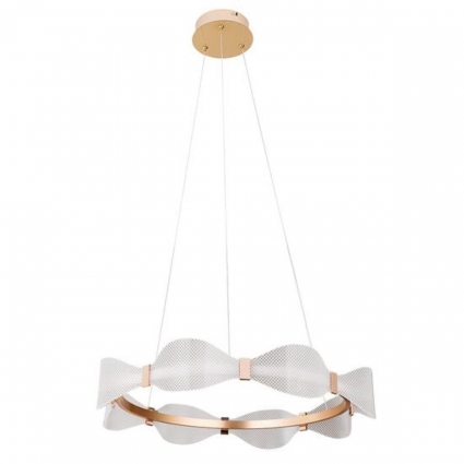 Подвесной светодиодный светильник Arte Lamp Grace A1868SP-1PB в стиле модерн, цвет латунь