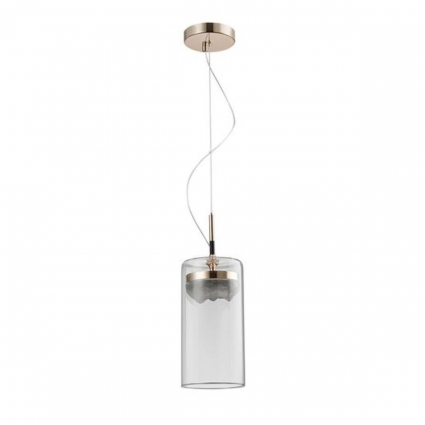 Подвесной светодиодный светильник Arte Lamp Idillio A2306SP-6GO в современном стиле, цвет золотой