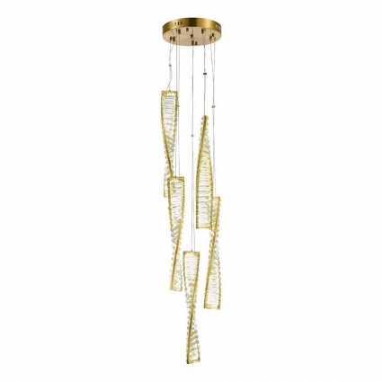 Подвесной светильник ST Luce ELICA SL6205.303.05 в стиле модерн, цвет латунь
