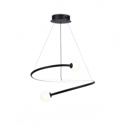 Подвесной светодиодный светильник Ambrella light Comfort LineTech FL66293 в стиле Хай-тек, цвет черный