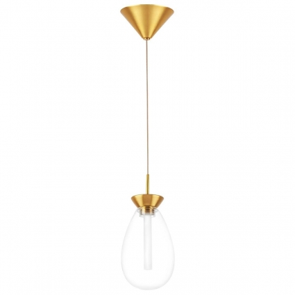 Подвесной светодиодный светильник Lightstar Colore 805110 в стиле арт-деко, цвет прозрачный