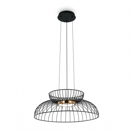 Подвесной светодиодный светильник Freya Citrus FR5398PL-L6B цвет черный, мощность 48 Вт